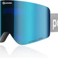 Ski Goggles Snow OTG Snowboard Goggles Magnetic Interchangeable Lens Frameless UV Protection Anti-fog mobile Skating