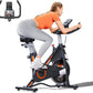Stationary Exercise Bikes for Home, Magnetic Resistance,330 LBS Maximum Capacity, Quiet and Stable Indoor Cycle Bikes, Adjustable Digital Monitor & Phone Bracket & Comfortable Seat for Home