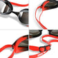 ARENA Unisex Python Racing Swim Goggles for Men and Women Anti-Fog No Leak Max Comfort Dual Strap, Mirror/Non-Mirror Lens