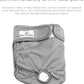 Pet Parents® Washable Dog Diapers (3pack) + Extendrs® of Durable Doggie Diapers, Premium Dog Diapers Female (Medium, Natural)