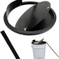 Bucket Lid Mouse Trap Metal 5 Gallon Bucket lid,Strong Metal Material That Cannot be Bitten, auto Reset, Repeat Catch, Indoor Outdoor, Reusable 5 Gallon Bucket Lid, (1Pack) (Black)