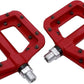 FOOKER MTB Pedals Mountain Bike Pedals 3 Bearing Non-Slip Lightweight Nylon Fiber Bicycle Platform Pedals for BMX MTB 9/16"