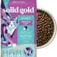 Solid Gold Indoor Dry Cat Food - Grain Free & Gluten Free - Salmon Cat Food Dry Kibble for Indoor Cats w/Probiotics & Fiber for Gut Health - Sensitive Stomach & Hairball Support for Adult Cats - 12LB