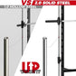 RitFit Smith Machine Power Rack with LAT-Pull Down System, Landmine, Barbell Bar, Plate Storage Pegs and More Training Attachment