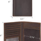 Polare Luxury RFID Blocking Leather Passport Holder Travel Wallet For Men and Women (Dark Brown)