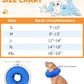 Supet Inflatable Dog Cone Collar Alternative After Surgery, Dog Neck Donut Collar Recovery E Collar to Stop Licking, Soft Dog Cone for Medium Large Dogs