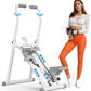 MERACH Stair Stepper for Home Gym Exercise, New Version Stairmaster for Full-Body Workout, Compact Folding Stair Climber with Extended Step Range, Adjustable Handlebar/Pedal