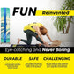 GIBBON SlackBoard - GiBoard Balance Board Kids & Adults - Slackline Balance Trainer - Slack Board Core Workout Equipment Home Gym Training - Standing Desk Exercise - Yoga, Agility, Pilates & More