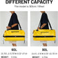 MIER Large Waterproof Duffel Bag Rolltop Dry Backpack Duffle Bags for Kayaking, Rafting, Boating, Swimming, Camping, Travel, Gym, Beach, 60L/80L