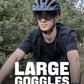 VICTGOAL Bike Helmet for Men Women with Led Light Detachable Magnetic Goggles Removable Sun Visor Mountain & Road Bicycle Helmets Adjustable Size Adult Cycling Helmets