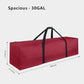 TOPDesign 46 Inch Extra Large Zippered Duffel Bag for Travel Camping Sports Equipment Storage, Waterproof Foldable Luggage Bag with Padded Handles