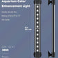Pawfly 8 Inch 8 W Aquarium Color Enhancement Light for 8" to 15" Fish Tanks, IPX8 Waterproof Aquarium Enhancing LED Light, Brilliant RGB Lights with 7 Single Effects Timer & Adjustable Brightness