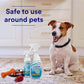 CleanSmart Daily Surface Cleaner and Pet-Safe Disinfectant, Kills 99.9% of Viruses, Bacteria, 23 ounce Bottle (Pack of 2)