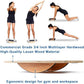 StrongTek Professional Wooden Balance Board, Rocker Board, Wood Standing Desk Accessory, Balancing Board for Under Desk, Anti Slip Roller, Core Strength, Stability, Office Wobble Boards