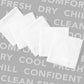 Pocket-Sized Sweat Towels - The Original Sweat Absorbing Handkerchiefs - Quick-Dry Microfiber Sweat Rags for Face, Hands, & Body - Men & Women - Gym, Sports, and Work (White: 5 Pack)