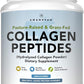 AMANDEAN Collagen Peptides Powder 1kg. Grass-Fed, Enzymatically Hydrolyzed, Type 1 & 3. Agglomerated, Easy to Mix, Unflavored, Non-GMO. Protein with 18 Amino Acids for Healthy Skin, Hair, Nails.