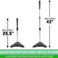 GoSports Baseball & Softball Pro Batting Tee with Heavy-Duty Tripod Base Design and Adjustable Height