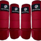 Horse Medicine Brushing Boots Leg Wraps Protection Gear Set of 2 and Set of 4 in 14 Colors