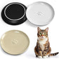 3PCS Cat Food Bowl,Ceramic Cat Dish for Indoor Cats,Wide Shallow Cat Bowls for Dry and Wet Food,Anti Whisker Fatigue Cat Plates for Kitten Cats or Dogs