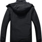 OTU Men's Waterproof Ski Jacket Snowboarding Windbreaker Warm Winter Hooded Mountain Snow Coat Large