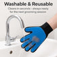 Cat Grooming Glove for Hair Removal – Pet Grooming Glove for Cats – Deshedding Brush Glove for Long Hair Cats – Cat Glove Brush Mitt – Soft Silicone Right Hand Glove – Easy to Clean