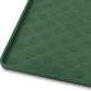 Ptlom Pet Placemat for Dog and Cat, Waterproof Silicone Pet Feeding Bowl Mats for Food and Water, Small Medium Large Dogs Mat Prevent Residues from Spilling to Floor, Hunter Green, 24.5" 16.5"
