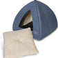 Pet Tent-Soft Bed for Dog and Cat by Best Pet Supplies - Navy, 16" x 16" x H:14"