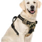 PUPTECK No Pull Dog Harness for Large, Adjustable Reflective Dog Harness with Handle Easy Control, Comfortable Soft Padded Pet Vest Harness for Extra Large Dogs, Camouflage XL