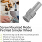 FlashA+60 Diamond Dog Nail for Dremel, Screw-Mounted Mode Nail Dremel Tool for Dogs, Especially Suitable for Long-Haired Dogs, Dremel Polishing Bits, Animals Nail Care & Home Grinder Tools
