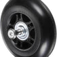 uxcell Replacement Luggage Wheels 75x24mm Suitcase Wheel Repair Kits Include 2 PU Bearing Wheels & Washers, Wrenches & Axle Screw for Trolley Bag, Inline Skate and Caster Board