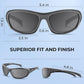 KastKing Hiwassee Polarized Sport Sunglasses for Men and Women, Wrap Sunglasses for Fishing Cycling and Running,UV Protection