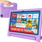 10.1" Kids Tablet Android 14 | 64GB Octa-Core 8GB RAM | Shockproof Case & Parental Control | 12H Fast Charge | HD Display w/Google Kids Space & Educational Apps | WiFi 6/Bluetooth/GPS | Ages 3-12