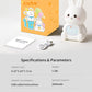 MASHI Bunny Alarm Clock, Toddler Sleep Training Clock with Sun & Moon, Sleep Sound Machine, Night Lights, Alarm Clock for Kids, Gift Ideas for Kids Child