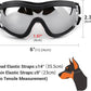 Pack of 2 Dog Goggles Dog Sunglasses for Medium to Large Breed Anti-UV Eye Protection with Adjustable Straps- Silver