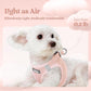 rabbitgoo Dog Harness Small Sized and Leash Set, Step in Soft Light Puppy Vest, Breathable Mesh Pet Harness, Reflective for Safe Outdoor Walking, Pink M