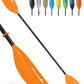 Abahub Adjustable Kayak Paddle 210-230 cm/ 230-250 cm Floating Kayaking Oars Boating Oars Canoeing Oars Black