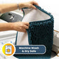 Muddy Mat® Shown on TV – Super Absorbent Door Mat Indoor, Microfiber Quick Dry Chenille Entryway Rug, Non-Slip Front Door Mat, Indoor Mats for Entryway, Machine Washable Pet Rug, Atlantic Blue 36"x60"