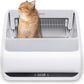 (Upgraded) Popur X5 Self Cleaning Cat Litter Box - Unique Open Top Split System - Automatic Litter Scooping Robot, Odor-Seal, 24 Inch Tray, 30-Day Capacity, 33 lbs. Load, 99% Leakproof (Cardboard Bin)