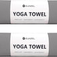 Eunzel 2 Pack Hot Yoga Towel Non Slip Yoga Mat Towel Non-Slip Sweat Absorbent Microfiber Towel for Hot Yoga, Pilates and Workout 72" x 26.5",Dark Grey