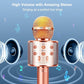 Microphone for Kids Voice Change Karaoke Microphone Kids Girl Gifts Handheld Wireless Bluetooth Microphone Home Party Favor Mic Microphones Kids Christmas Birthday Gifts