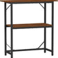Snughome 10-30 Gallon Fish Tank Stand, Aquarium Stand 2-Tier Storage Shelves, Heavy Duty Terrarium Stand for Home Office Fish Tank Shelf, 30" L x 11.8" W x 30.7" H, Rustic Brown