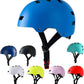 Bike Helmet 3 Sizes for Teenager Kids Youth Adults,Bavilk Skateboard Helmet Adjustable Multi-Sport Bicycle Cycling Scooter Roller Skate Inline Skating Rollerblading for Girls Boys Women Men Teen