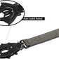 ICEFANG Tactical Dog Leash,K9 Training Walking Bungee Lead with 2 Control Handle,Heavy Duty Quick Release Metal Clasp,for Medium Large Breed (Reflective Green, 6 FT)