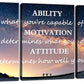 Large Size Successful Motivational Picture Canvas Wall Art Decor Print Office Decor Inspiring Framed Prints Inspirational Entrepreneurship Poster Modern Success Quotes for Living Room