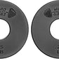 Micro Gainz Standard 1-Inch Center Hole Weight Plates, Set of 2 Black Fractional Plates Choose Set (.25LB-1.25LB), Designed for Standard 1-inch Barbells & Dumbbells, Made In USA