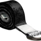 YOGA DESIGN LAB | The Yoga Strap | Luxurious, Extra Long, Super Soft, Eco Printed | Studio Quality, Adjustable | Safely Stretch Further and Hold Longer | 8 ft Long (Mandala Black, 8ft)