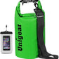 Unigear Dry Bag Waterproof, 2L/5L/10L/20L/30L/40L Floating and Lightweight Bags for Kayaking, Boating, Fishing, Swimming and Camping with Waterproof Phone Case