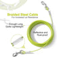 Tie Out Cable for Dogs,20FT Dog Leads,Heavy Duty Tie Out Cable for Large Dogs Up to 125lbs,Durable Dog Runner Tether Line for Outdoor,Yard