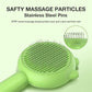 Dog Brush for Short or Long Haired Dogs, Frog Shape Dog Brush with Release Button, Dog Hair Brush Dog Grooming Deshedding Brush for Dog Kitten Rabbit Massage Removes Loose Fur