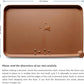 Hoki Found Silicone Pet Food Tray - Non Slip Pet Dog Bowl Mats - Cat Waterproof Mat for Carpet - Caramel